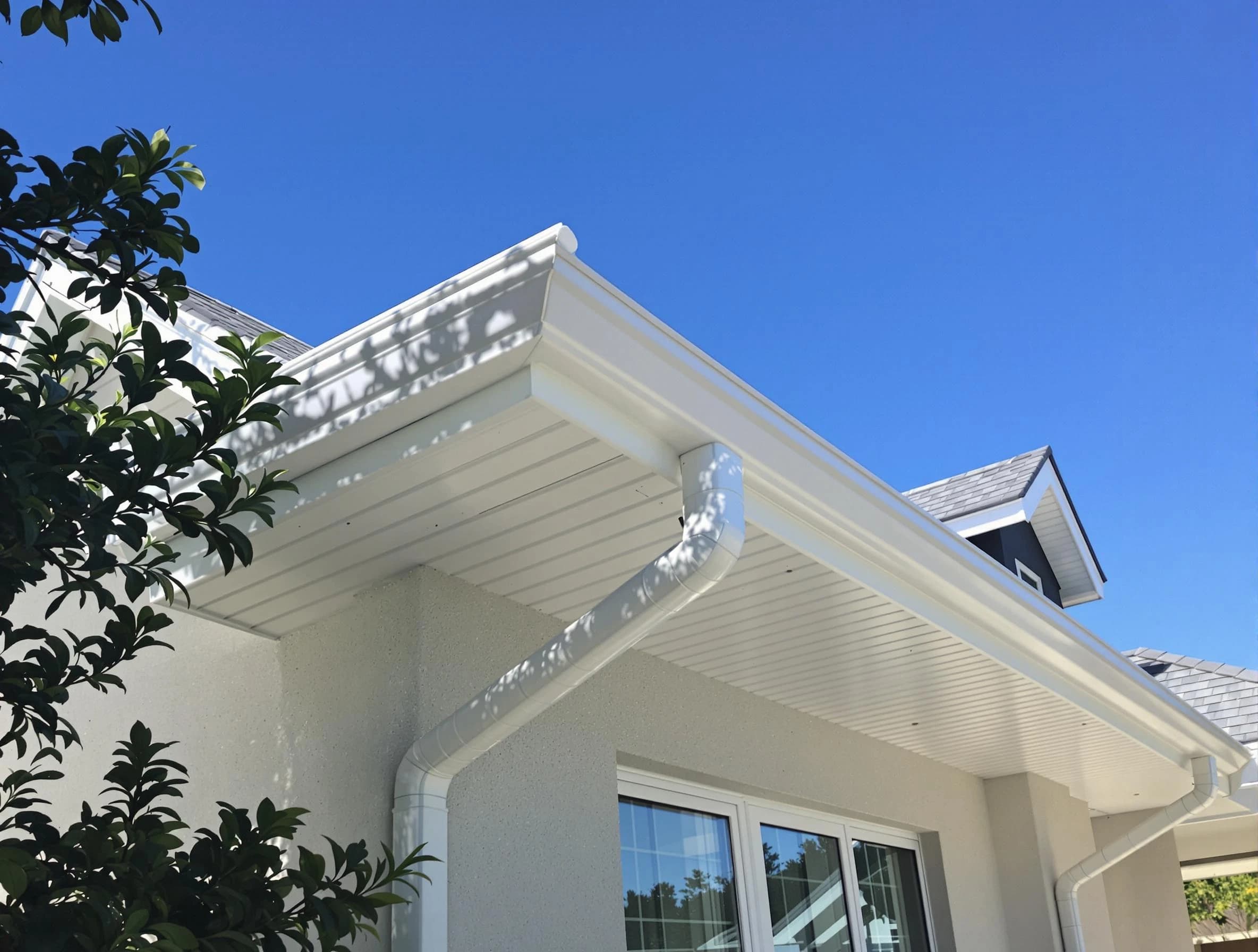 Custom-fit rain gutter system by Mayfield Heights Roofing Company in Mayfield Heights, OH