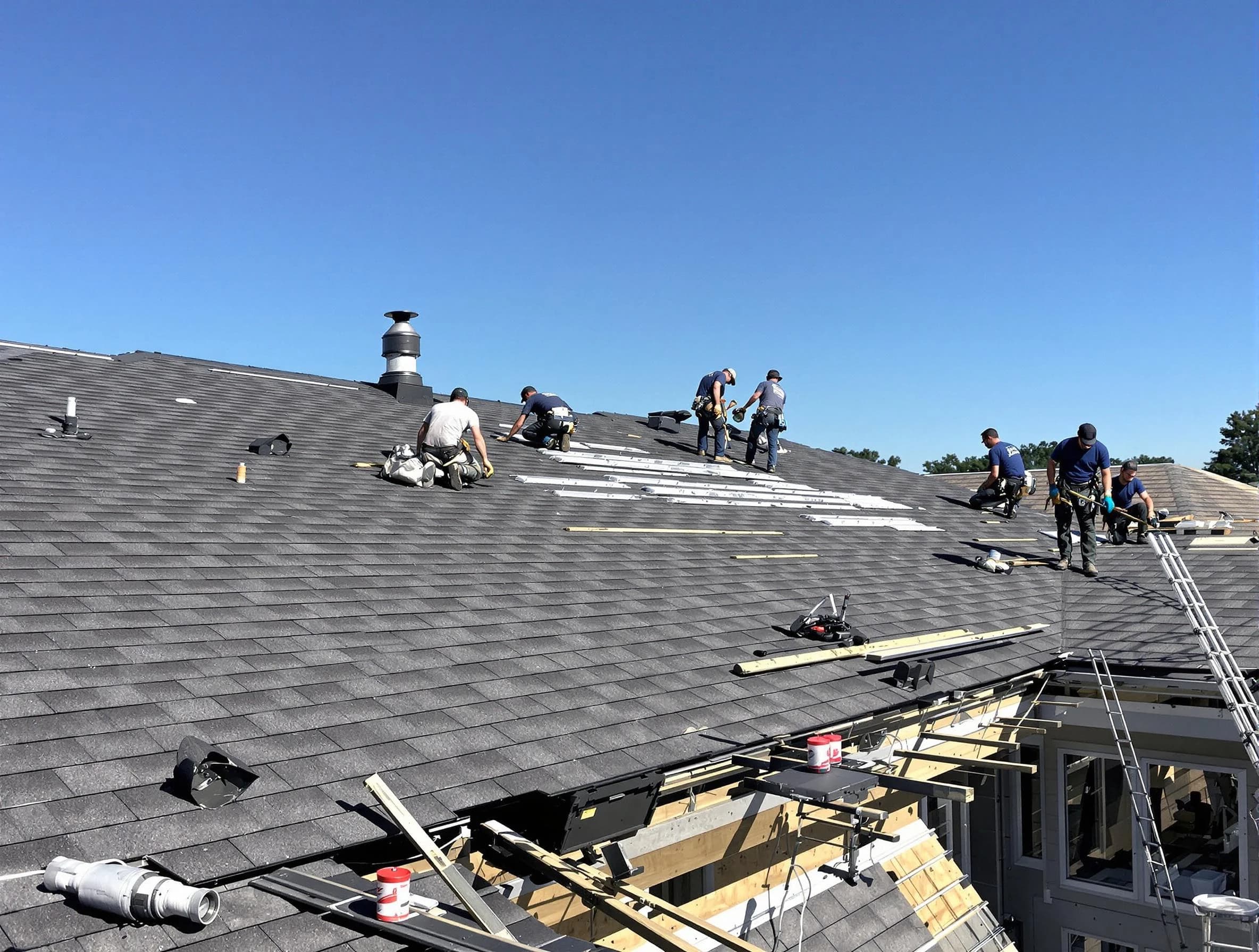 Mayfield Heights Roofing Company experts performing roof installation in Mayfield Heights, OH