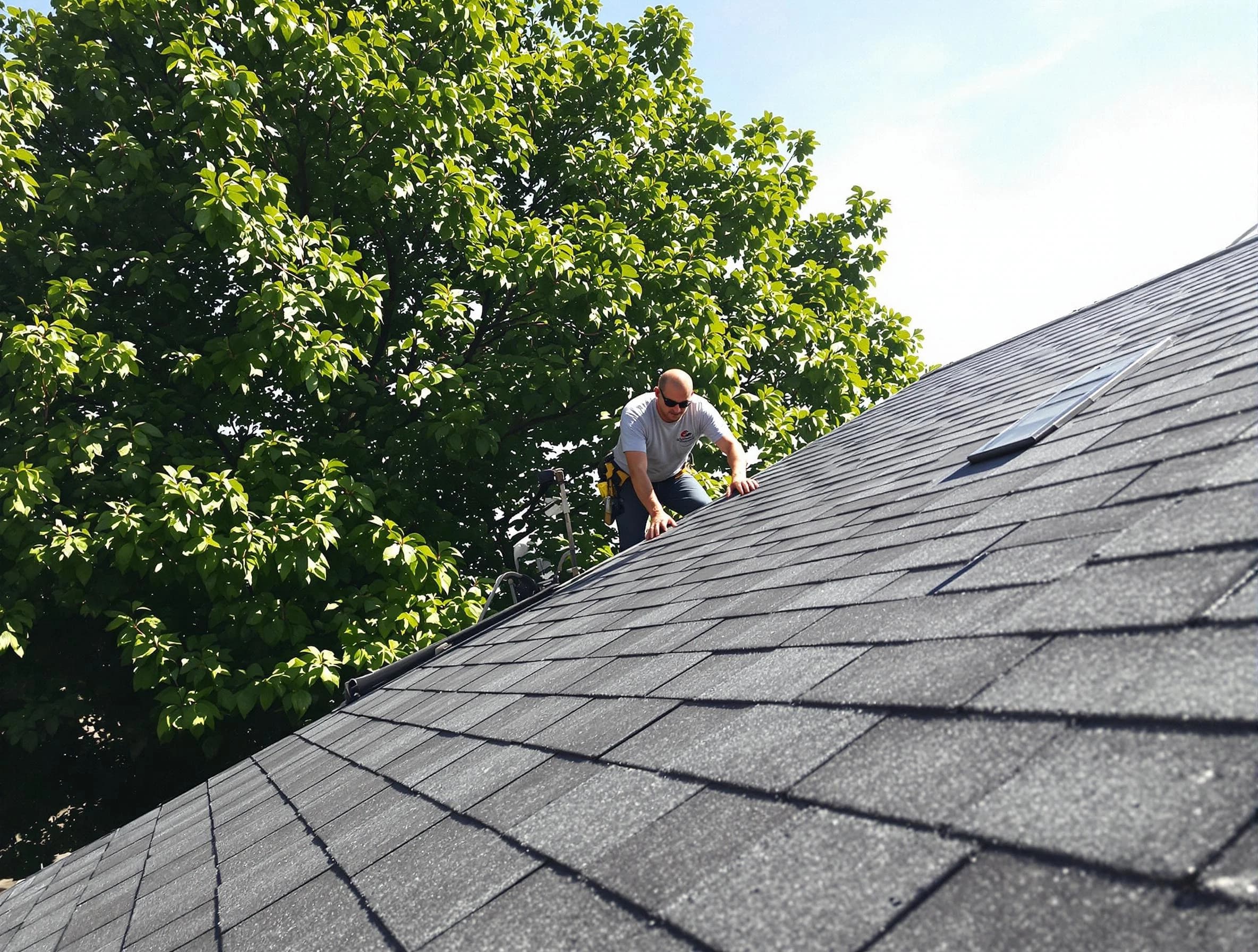 Certified roofers from Mayfield Heights Roofing Company working in Mayfield Heights, OH