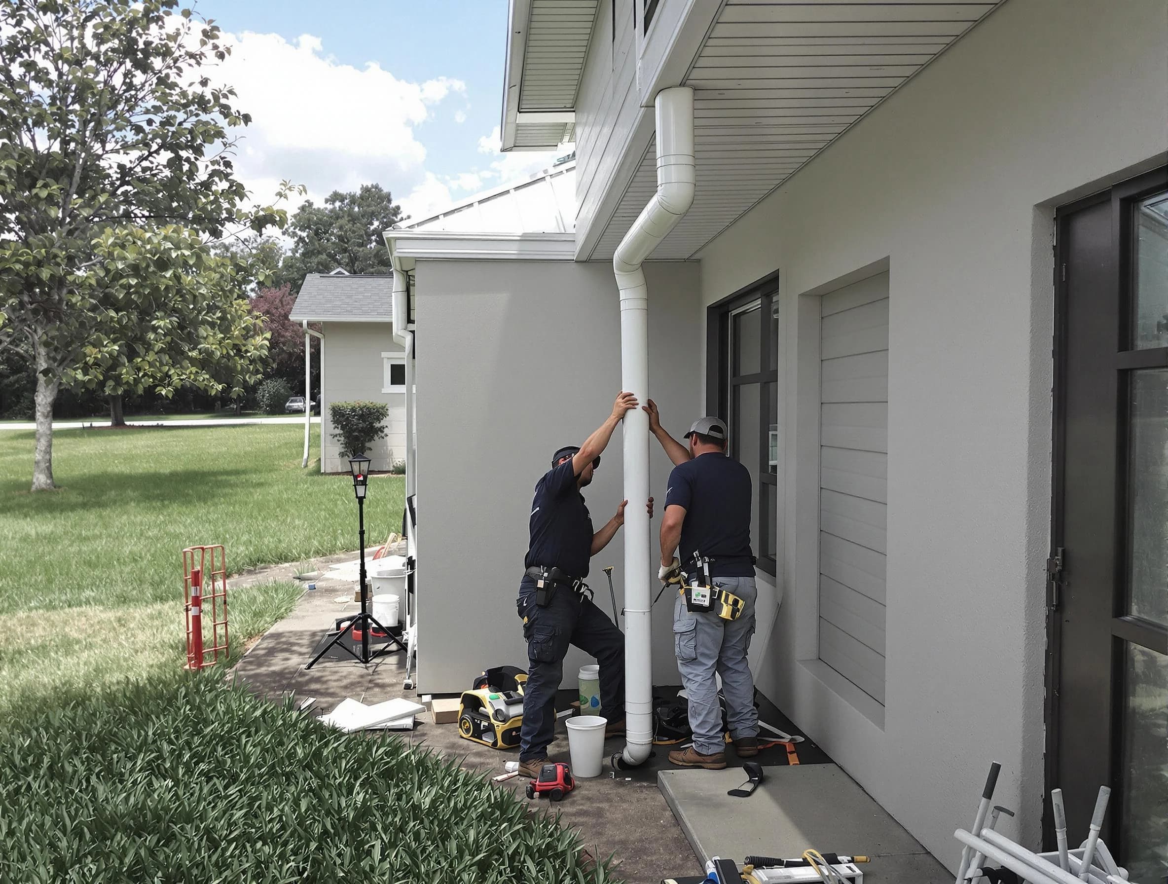 Downspout Installation in Mayfield Heights